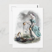 Carte Postale Pavot à opium (Devant / Derrière)