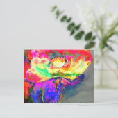 Carte Postale Pavot jaune (Debout devant)