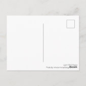 Carte Postale Pavot orange (Dos)