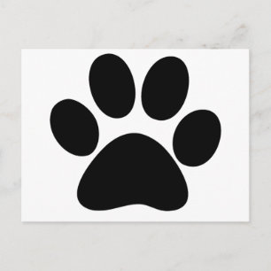 Carte Postale Paw animal