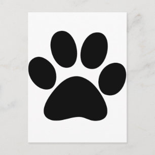 Carte Postale Paw animal