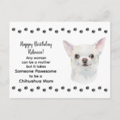 Carte Postale Pawesome Meilleur Chihuahua Chien Maman Joyeux Ann (Devant)