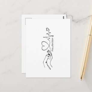 Carte Postale Pawfection One-Line Art – Amoureux des chiens mini