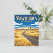 Carte Postale Pawhuska États-Unis (Debout devant)
