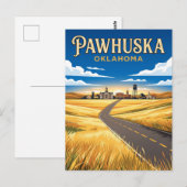 Carte Postale Pawhuska États-Unis (Devant / Derrière)