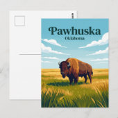 Carte Postale Pawhuska Oklahoma (Devant / Derrière)