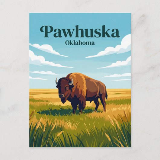Carte Postale Pawhuska Oklahoma (Devant)