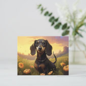 Carte postale Paws in Petals (Debout devant)