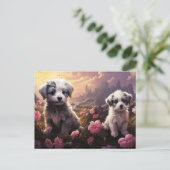 Carte postale Pawsome Puppies (Debout devant)