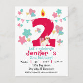 Carte Postale Pawsome Two : Doggie Delight Birthday (Devant)