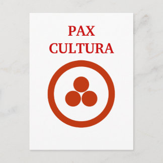 Carte Postale Pax Cultura stationnaire