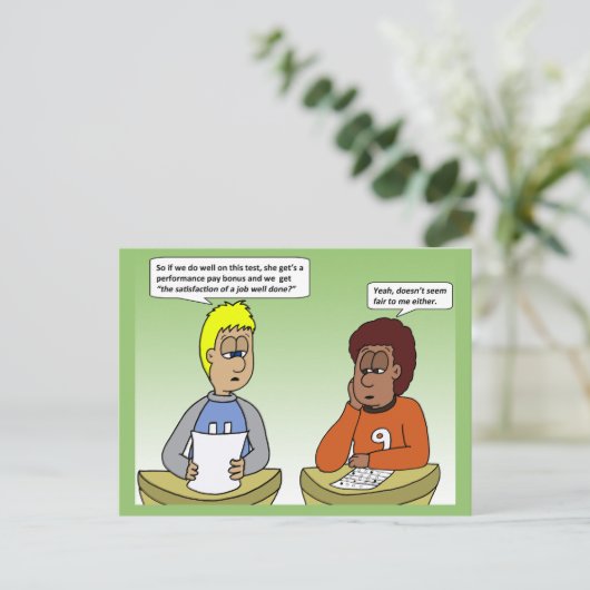 Carte postale Paye Performance (Debout devant)