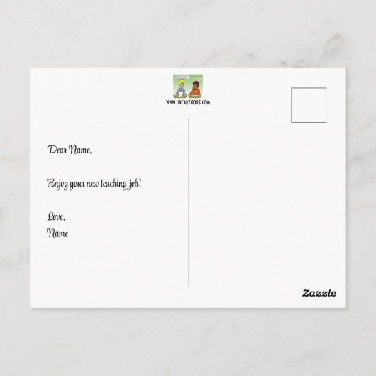 Carte postale Paye Performance (Dos)