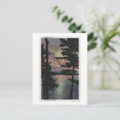 Carte Postale Payette Lake, ID - Crépuscule sur le lac (Debout devant)