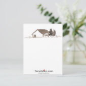 Carte Postale Pays (Debout devant)