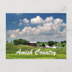 Carte Postale Pays Amish