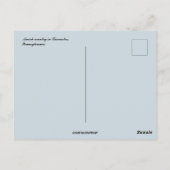 Carte Postale Pays Amish à Lancaster Pennsylvania (Dos)