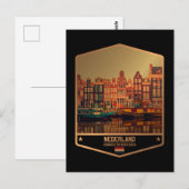 Carte Postale Pays-Bas (Devant / Derrière)