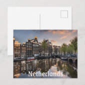 Carte Postale Pays-Bas (Devant / Derrière)