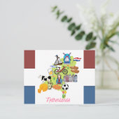 Carte Postale Pays-Bas (Debout devant)