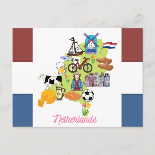 Carte Postale Pays-Bas (Devant)