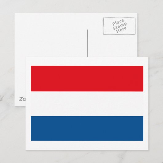 Carte postale Pays-Bas Flag (Devant / Derrière)