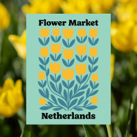 Pays-Bas Marché aux fleurs de Hollande Tulipe jaun
