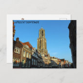 CARTE POSTALE - PAYS-BAS UTRECHT CITY DOMTOWER (Devant / Derrière)