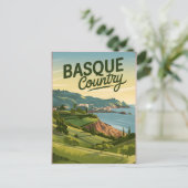 Carte Postale Pays basque vintage (Debout devant)