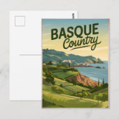 Carte Postale Pays basque vintage (Devant / Derrière)