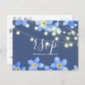 Carte Postale Pays Bleu Oublier-Moi-Nots RSVP (Devant / Derrière)