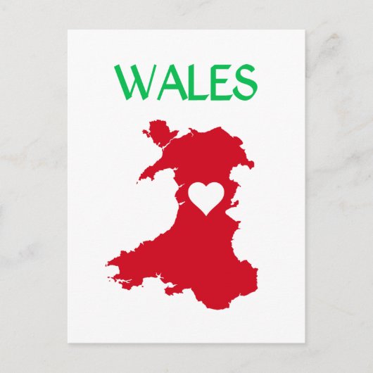 Carte Postale Pays de Galles (Devant)