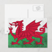 Carte Postale Pays de Galles (Devant / Derrière)