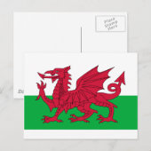 Carte Postale Pays de Galles (Devant / Derrière)