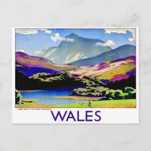 Carte Postale Pays de Galles, Cader Idris et l'Afon Mawddach, vi