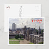 Carte Postale Pays de Galles - Cardiff (Devant / Derrière)