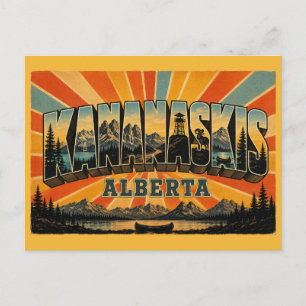 Carte Postale Pays de Kananaskis Alberta Terrain de jeu alpin