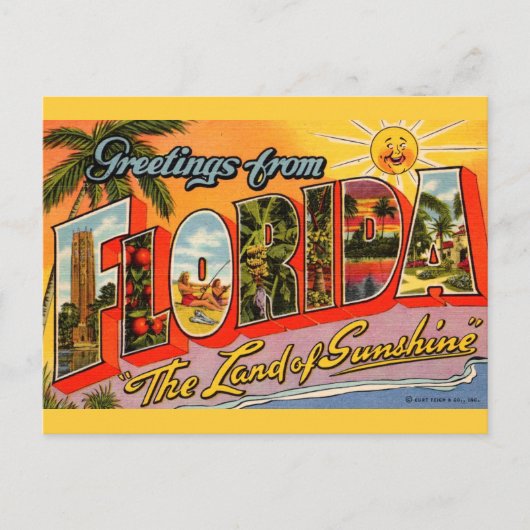 Carte Postale Pays de Salutation Ensoleillée (Devant)