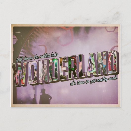 Carte Postale pays des merveilles. (Devant)