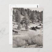 Carte Postale Pays d'hiver (Devant / Derrière)