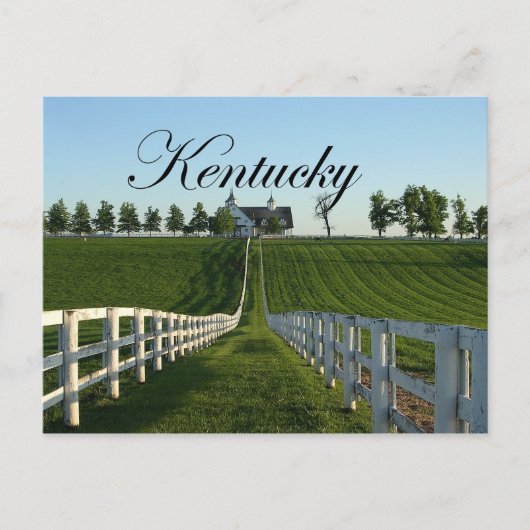 Carte Postale Pays du Kentucky Bluegrass (Devant)
