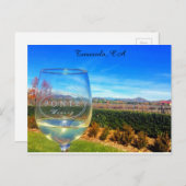 Carte Postale Pays du vin (Devant / Derrière)