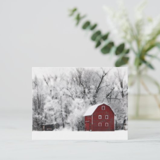 Carte Postale Pays hiver (Debout devant)