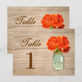 Carte Postale Pays Rustic Mason Fleurs Jar Numéro de tableau (Devant / Derrière)