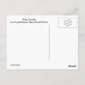 Carte postale Pays Vin (Dos)