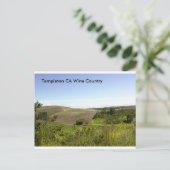 Carte Postale Pays vinicole de Templeton CA (Debout devant)