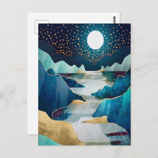 Carte Postale paysage (Devant / Derrière)