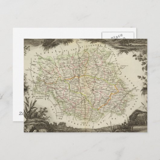 Carte Postale Paysage (Devant / Derrière)