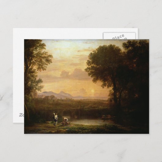 Carte Postale Paysage à Dusk (Devant / Derrière)