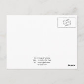 Carte Postale Paysage Abstrait Art Arbres Peinture Forêt (Dos)